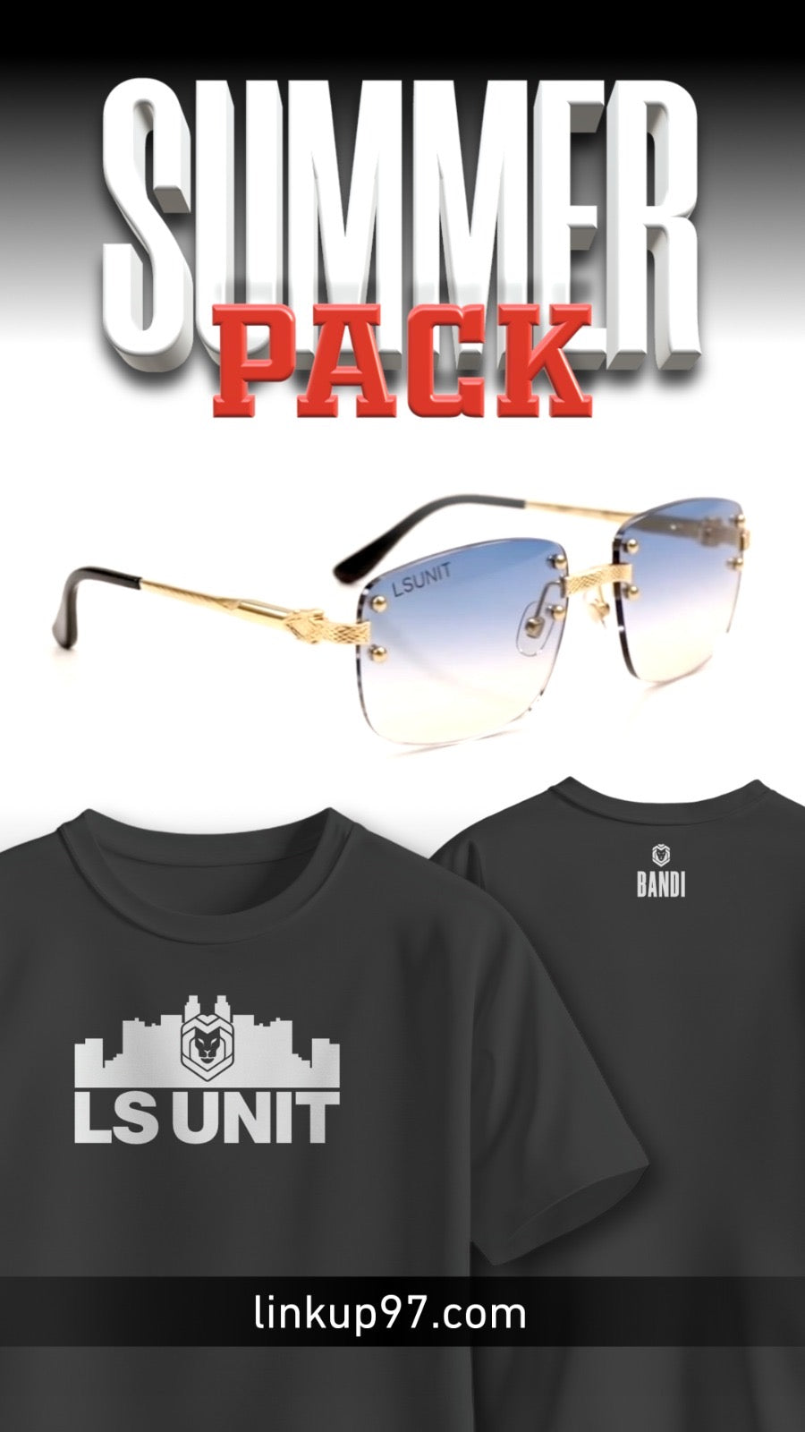 Pack Summer - Ls Unit X Bandi (tee-shirt + Lunettes)
