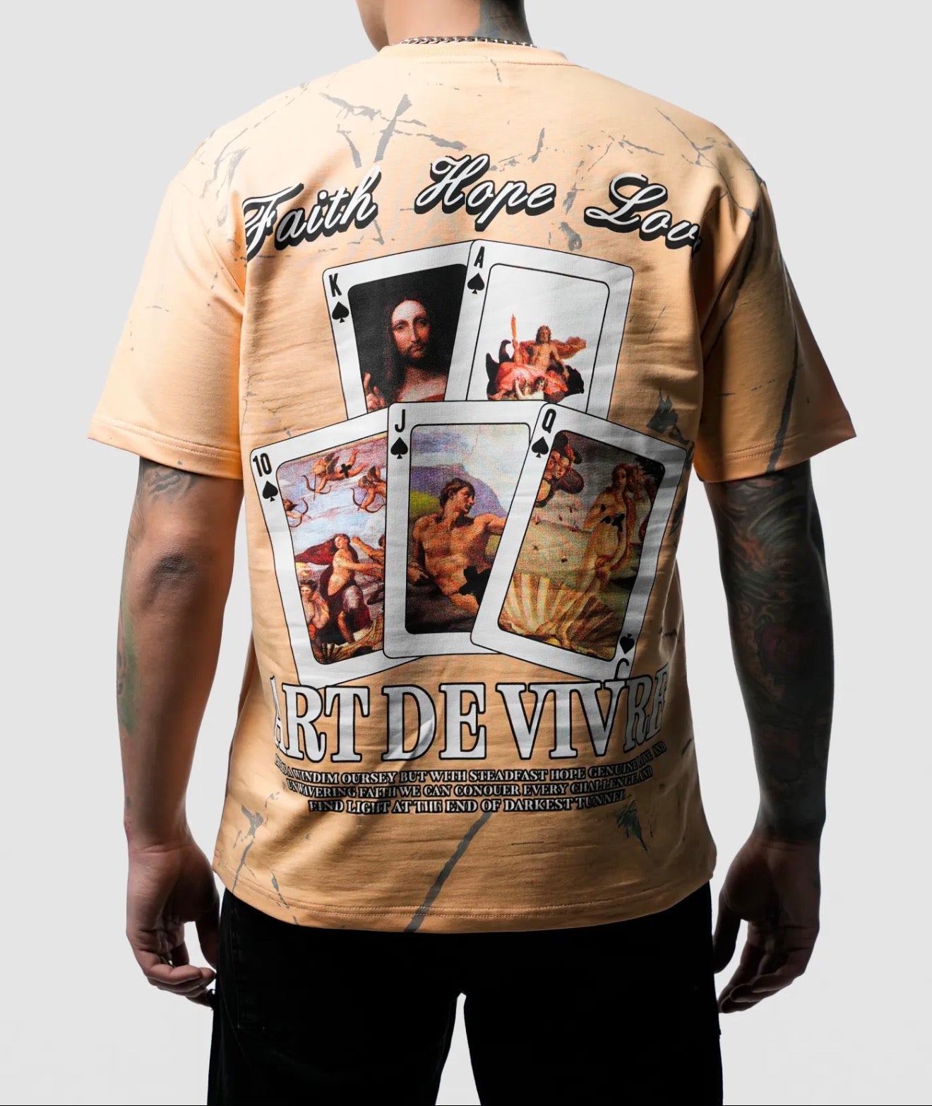 T-Shirt ART DE VIVRE – Faith • Hope • Love (Edition Signature)