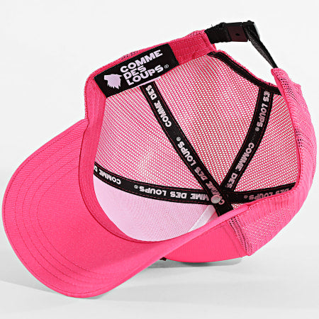 Casquette Trucker Neo Rose Fluo