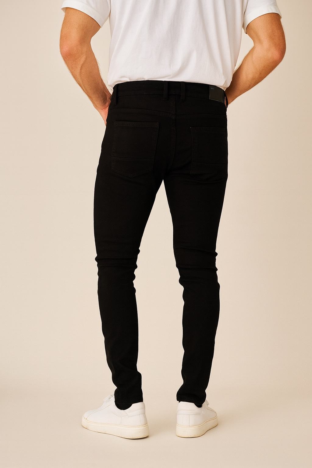 Jeans - Full black Slim Skinny