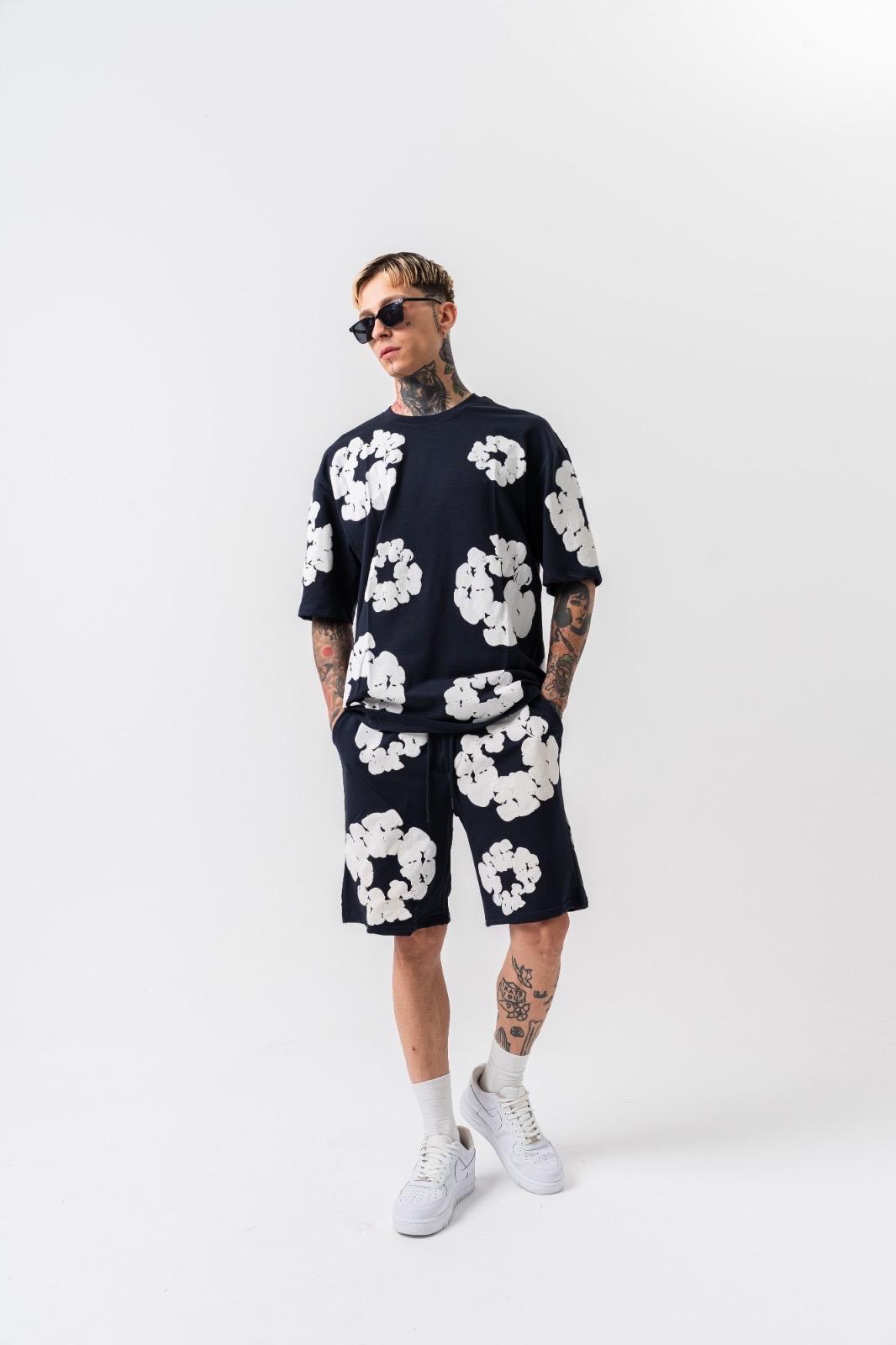 Ensemble T-shirt+Short Denim