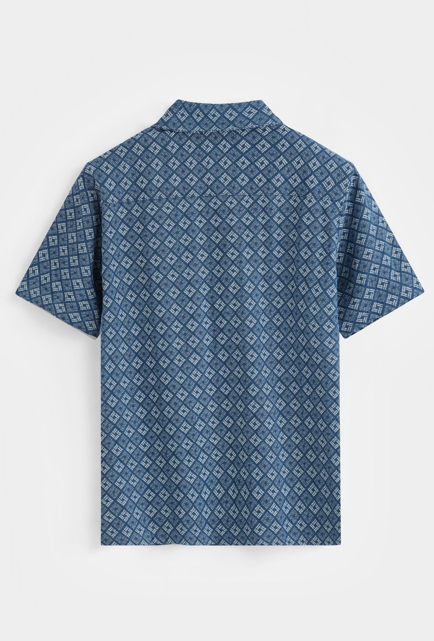 Ensemble Homme Bleu Motif Chemise & Short | Style Été Tendance