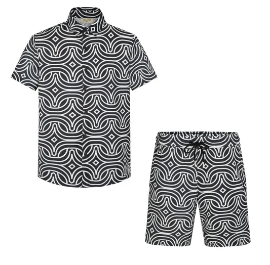 Ensemble (Chemise+Short) Black Vision