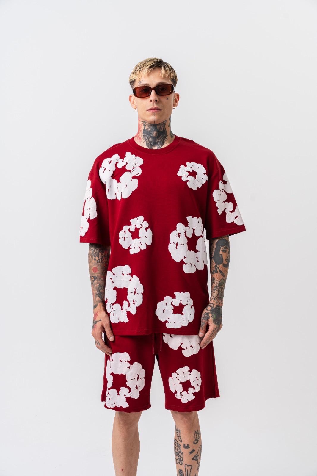 Ensemble T-shirt+Short Denim