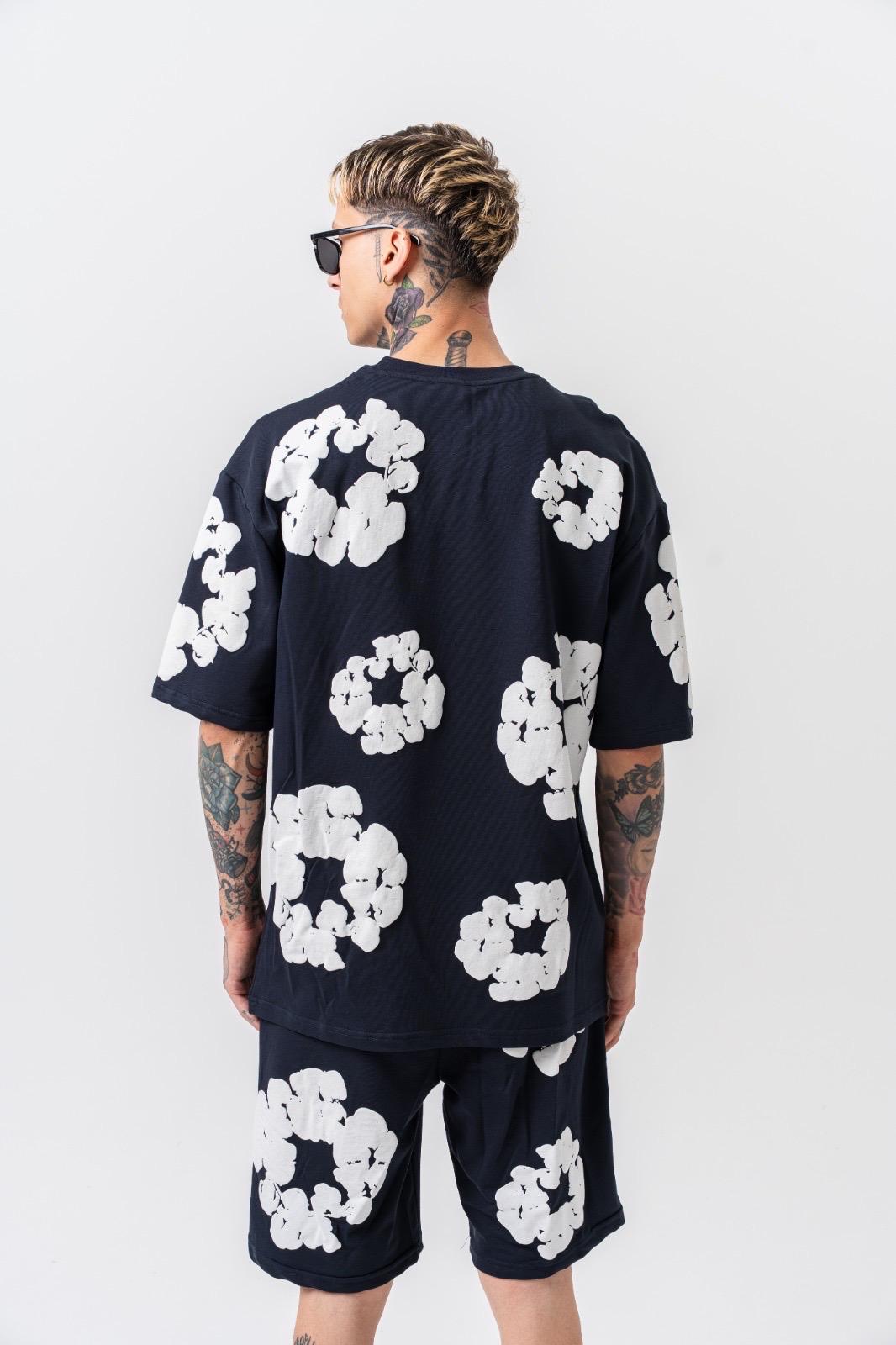 Ensemble T-shirt+Short Denim