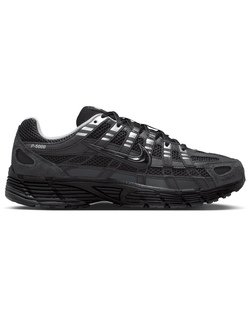 Nike P-6000 Sde- Anthracite/Black-Chrome-Mtlc S