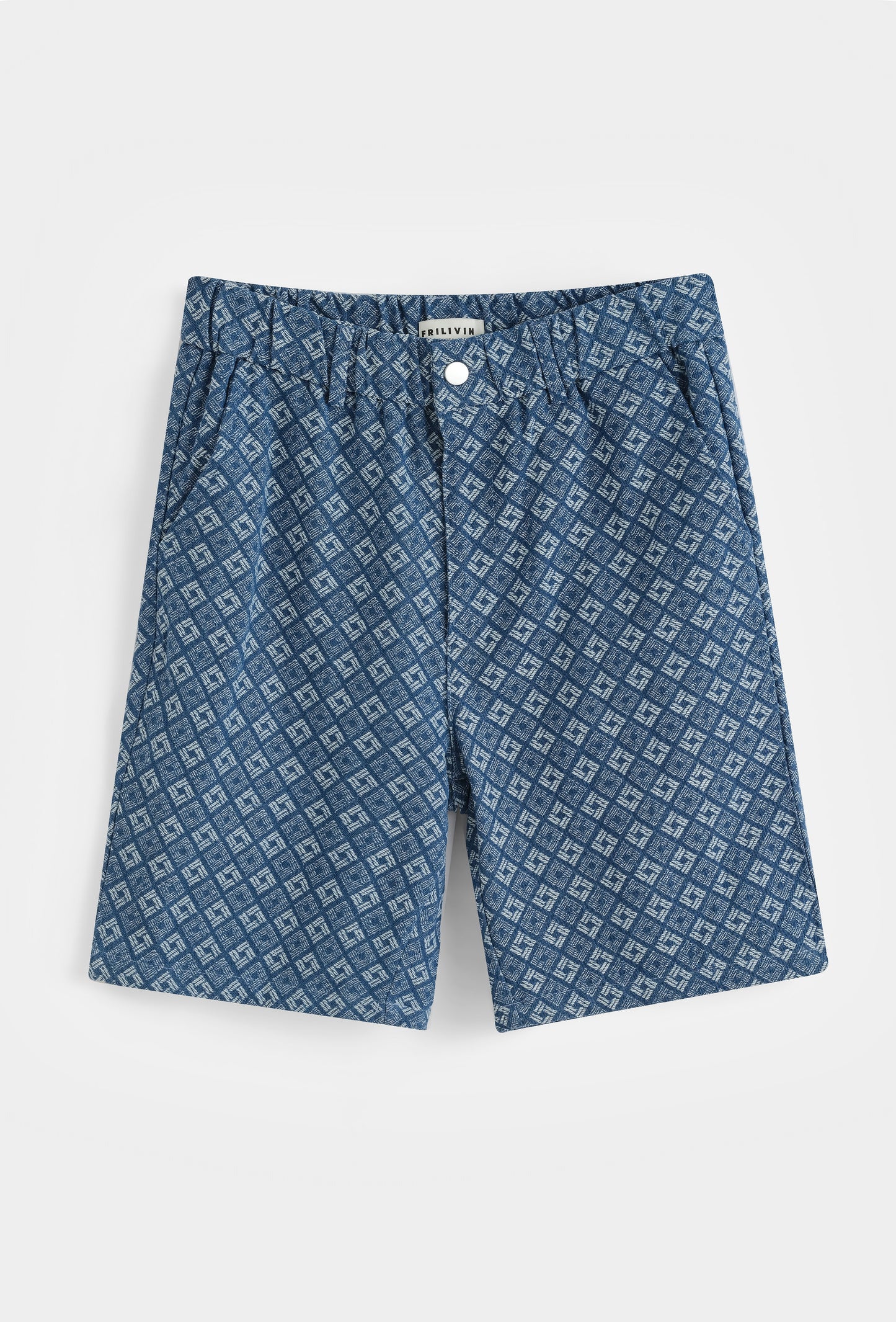 Ensemble Homme Bleu Motif Chemise & Short | Style Été Tendance