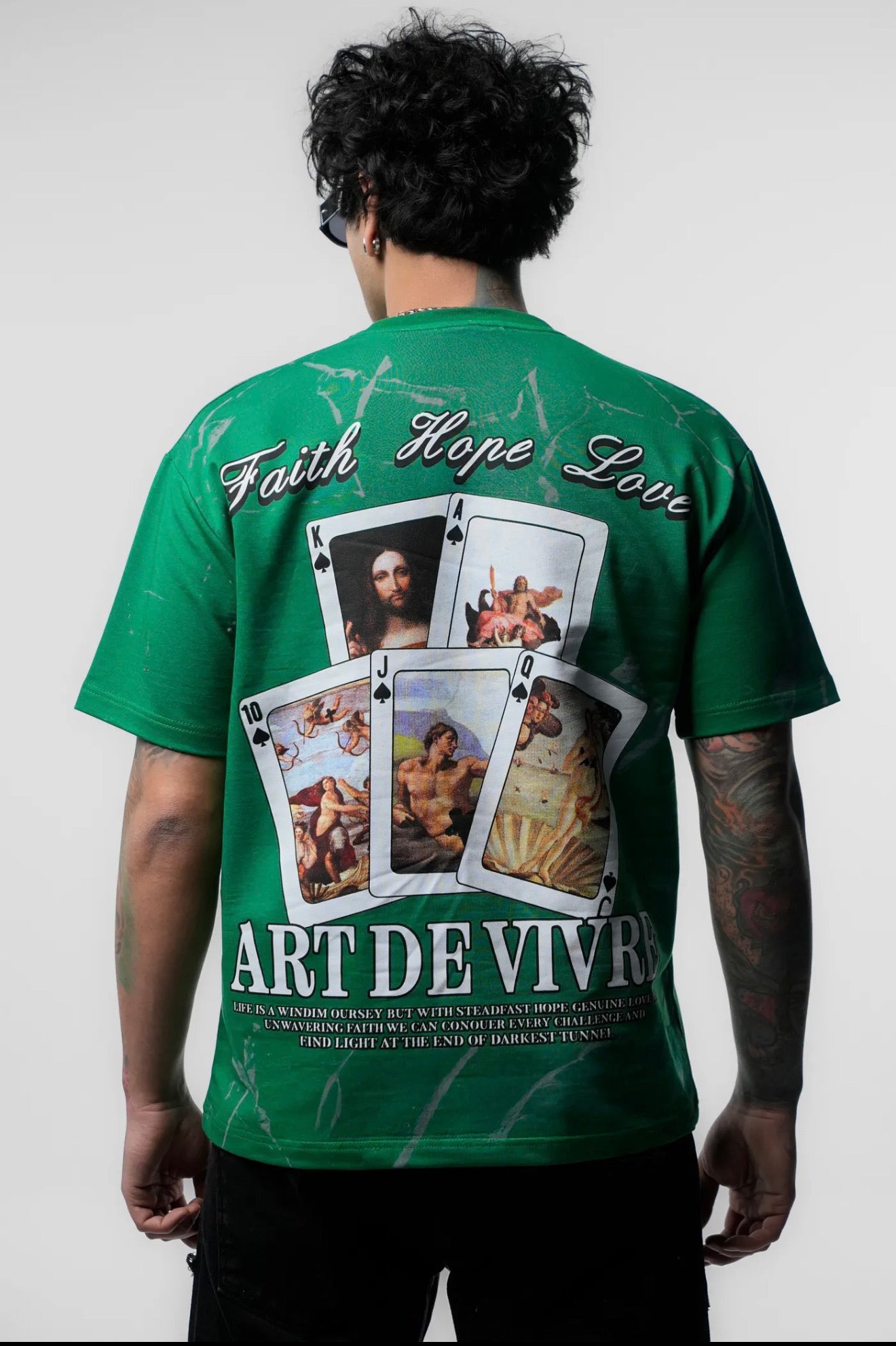 T-Shirt ART DE VIVRE – Faith • Hope • Love (Edition Signature)