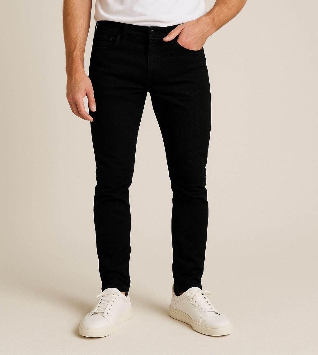 Jeans - Full black Slim Skinny
