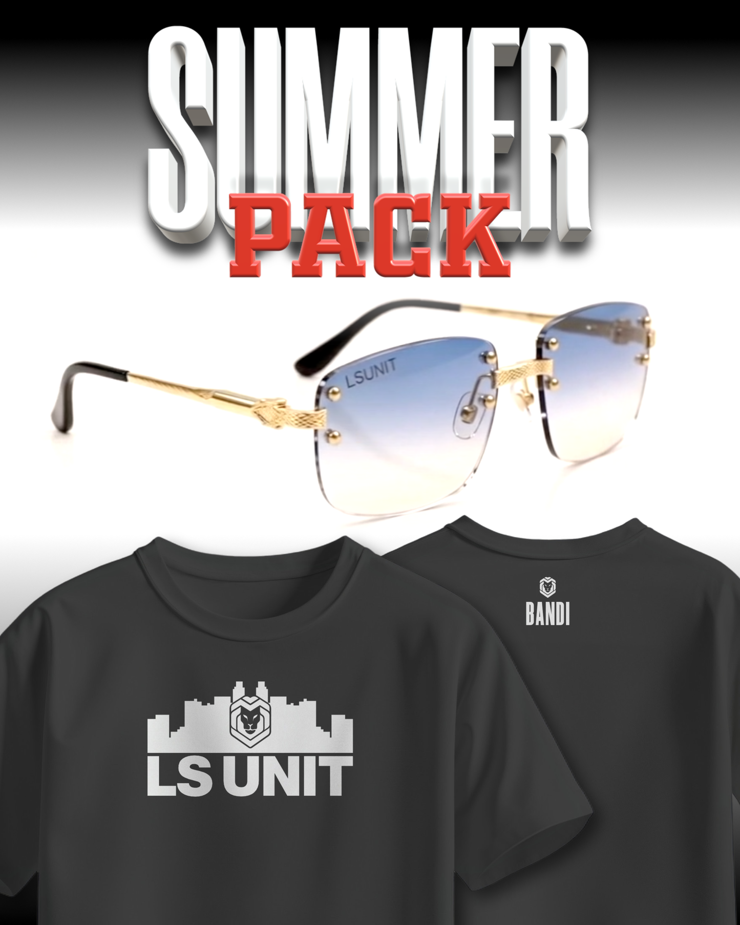 Pack Summer - Ls Unit X Bandi (tee-shirt + Lunettes)