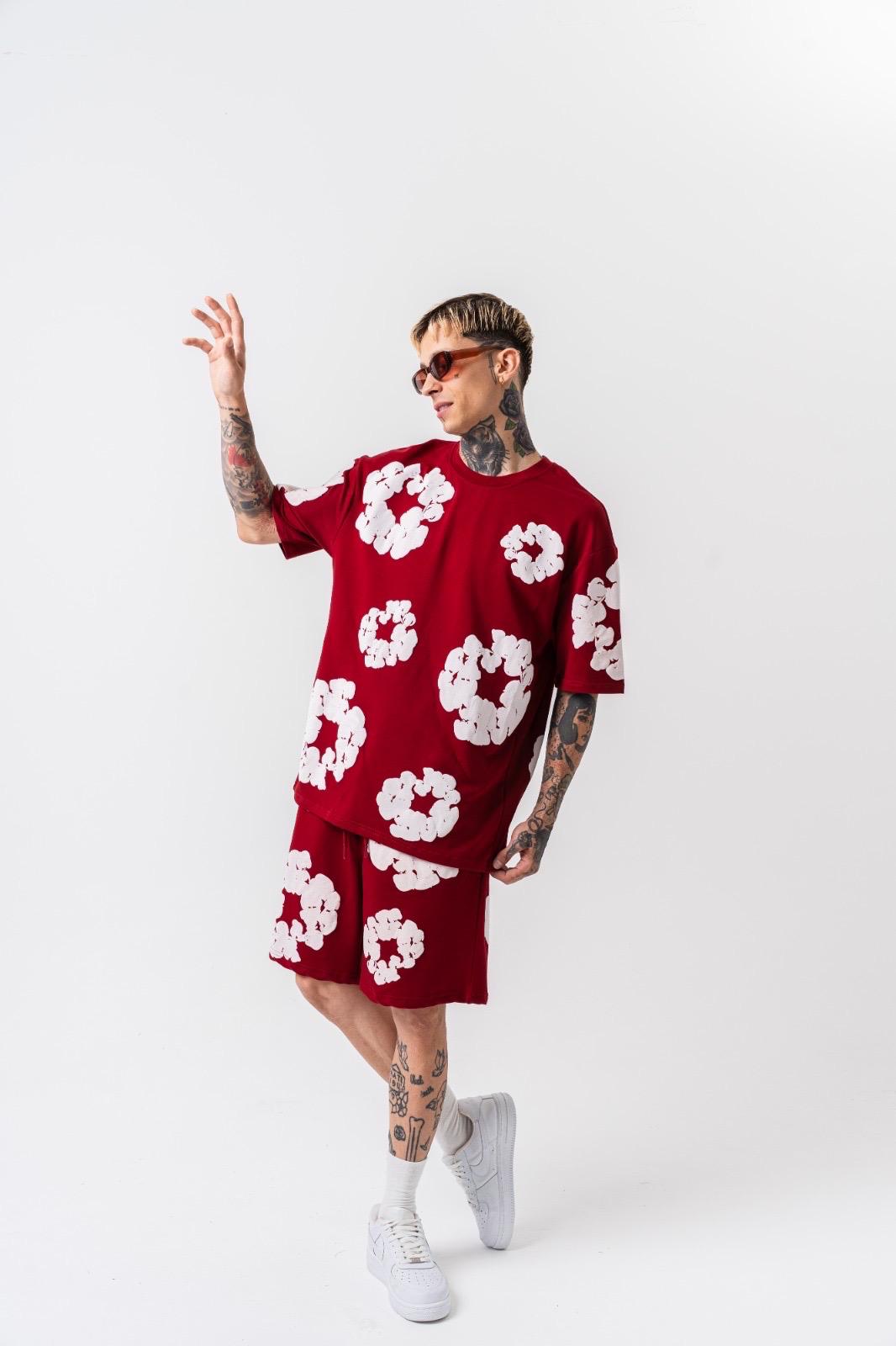 Ensemble T-shirt+Short Denim