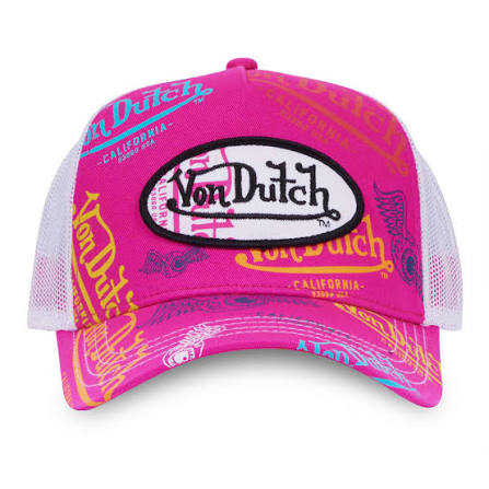 Casquette Von Dutch - Rose Fluo